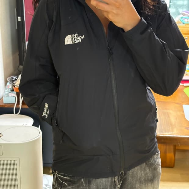 노스페이스 고어텍스 바람막이 블랙 90