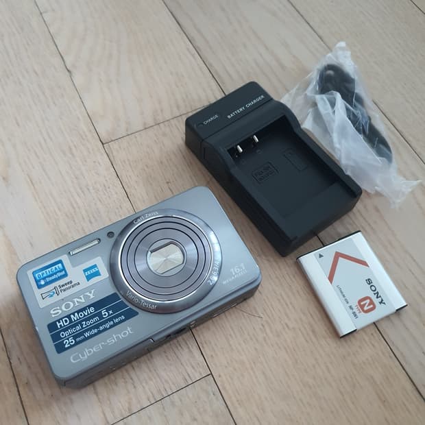 sony 소니 dsc-w580 디카 레트로 감성 소형 디지털카메라