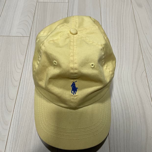 폴로 랄프로렌 노란색 볼캡