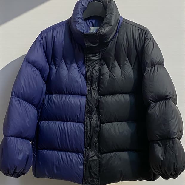 더 일마 투톤 구스 다운 패딩 자켓