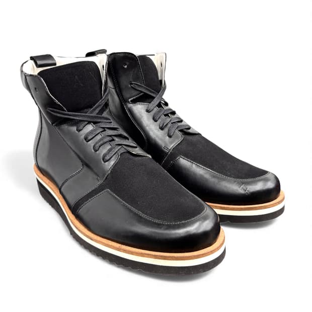 아르마니 익스체인지 레이스 업 밀리터리 부츠