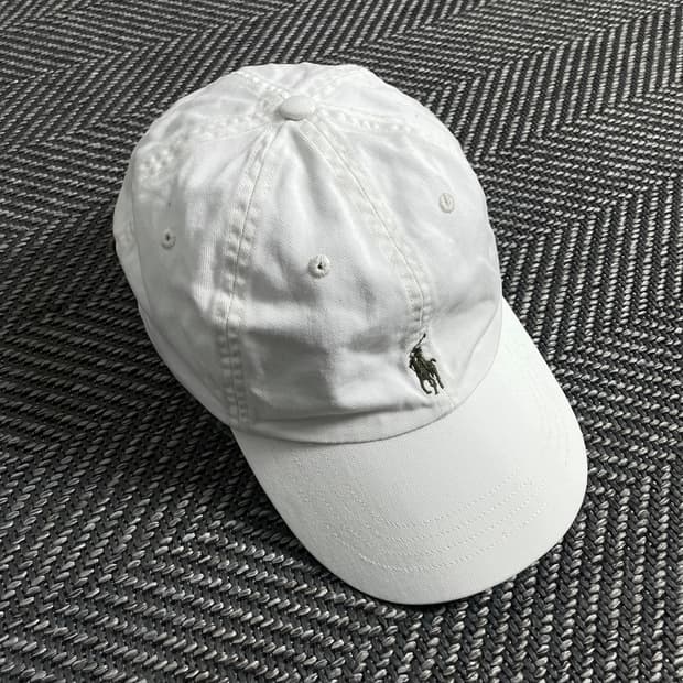 폴로 랄프로렌 포니 가죽 스트랩 볼캡y 3235