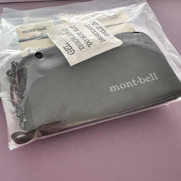 [블랙] 새상품 몽벨 주우재 지갑 미니 월렛 남자 여자 경량