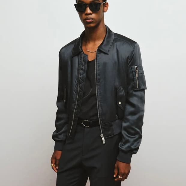 글로시드 MA-1 크롭 블루종