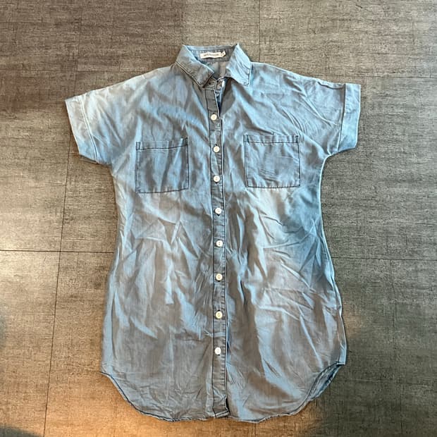 일본빈티지 Misslook 하구미모리걸 아메카지 데님원피스