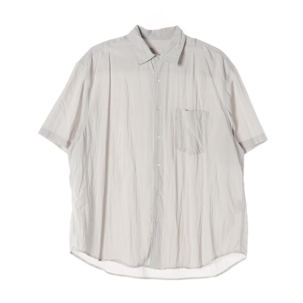 헤이 RN 나일론 혼방 오버핏 반팔 셔츠 F