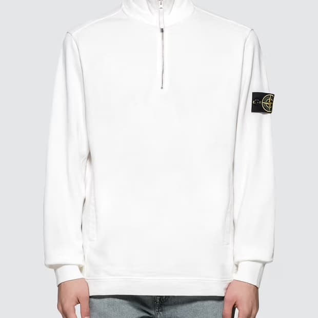 STONE ISLAND Half Zip Sweatshirt L
