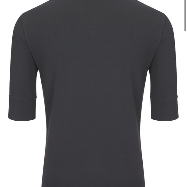SLIM SHORT-SLEEVED INNERWEAR (CHARCOAL)