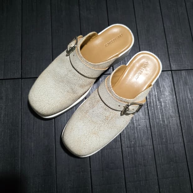 아워레가시 카미온 뮬 화이트 크랙 42