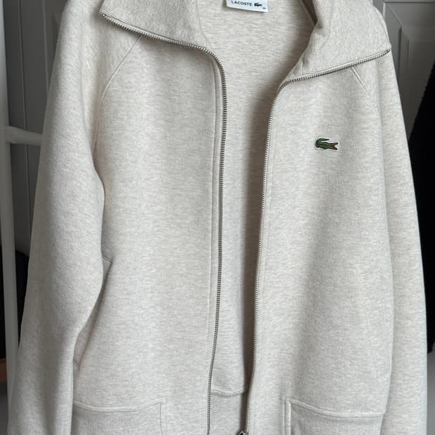 라코스테 카라 집업 여성 스웻셔츠