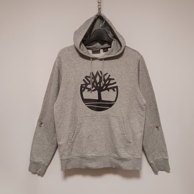 팀버랜드 로고 후드티