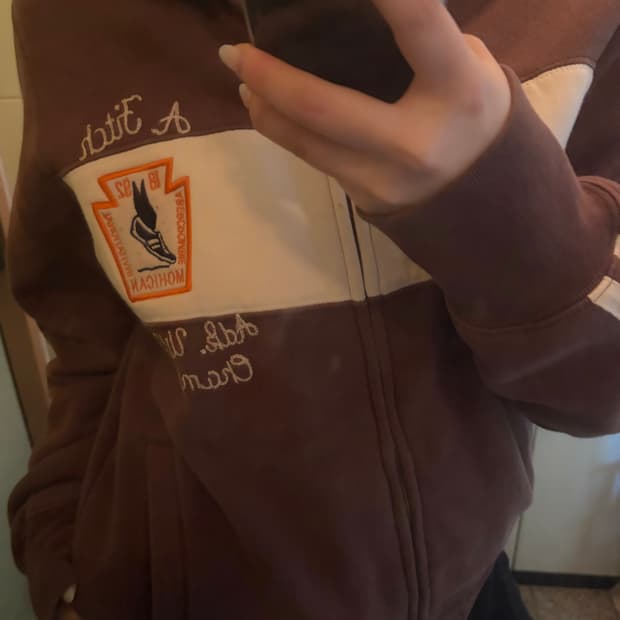 아베크롬비 브라운 기모 집업