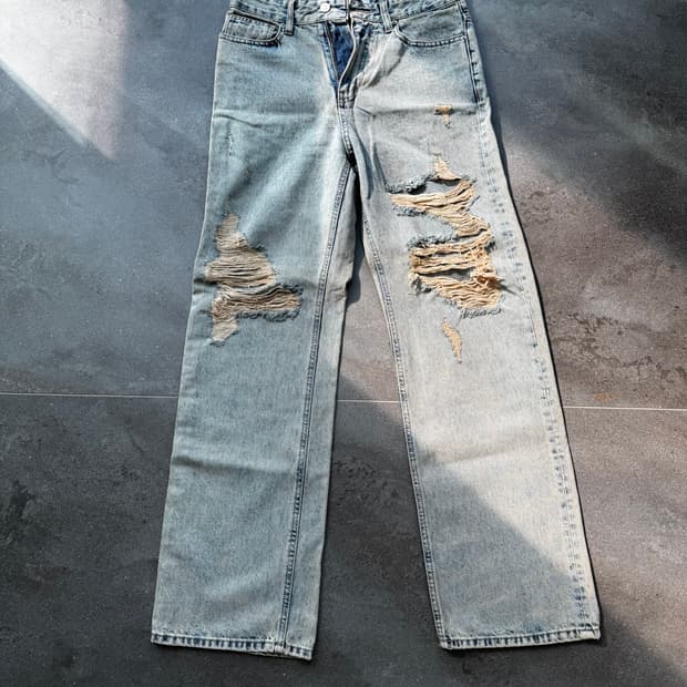 메종미네드 데미지 데님 팬츠 46사이즈