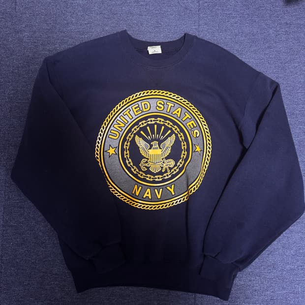 미해군 스웻셔츠 made in USA