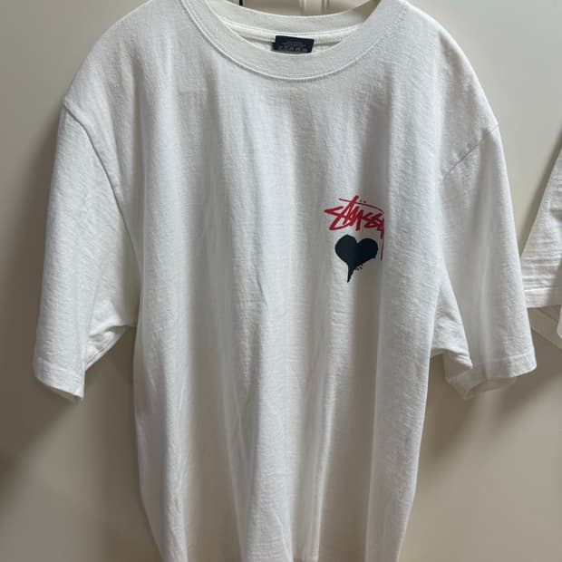 스투시 하트 티셔츠