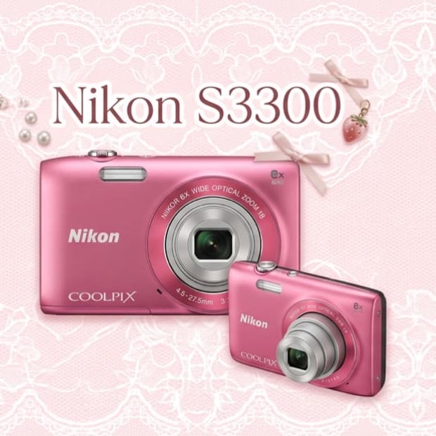 NIKON COOLPIX S3300 (Pink) 🩷 (작례많음)