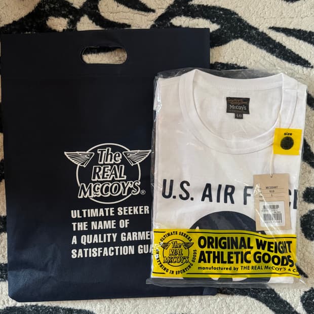 The real McCoys AIR FORCE 티셔츠 L(40)