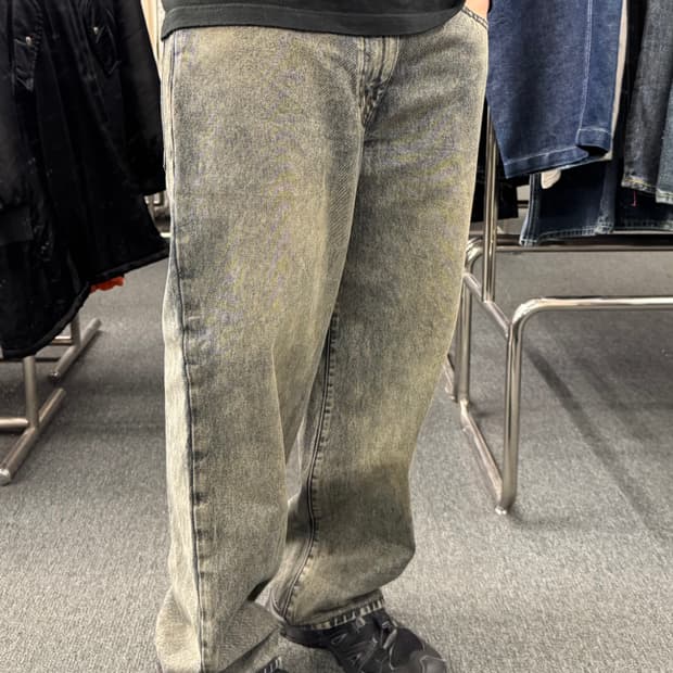 32)리바이스 빈티지 워싱 578 흑청 데님팬츠