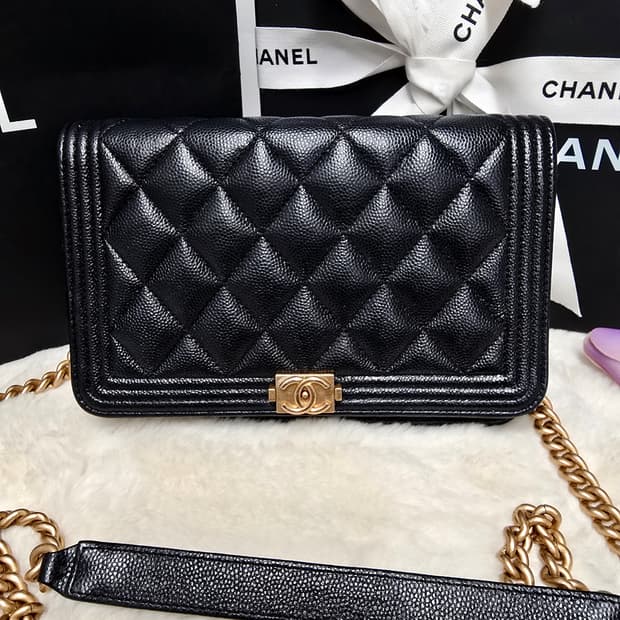 샤넬woc백 금장 정품 풀구성