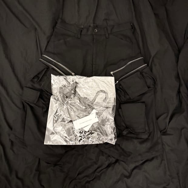 율리우스 24ss 847PAM8-BK 데님팬츠