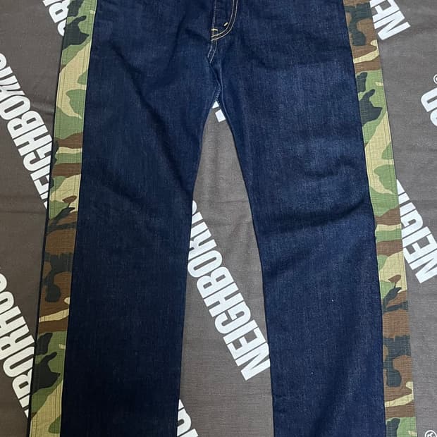 준야와타나베 x 리바이스 카모 팬츠