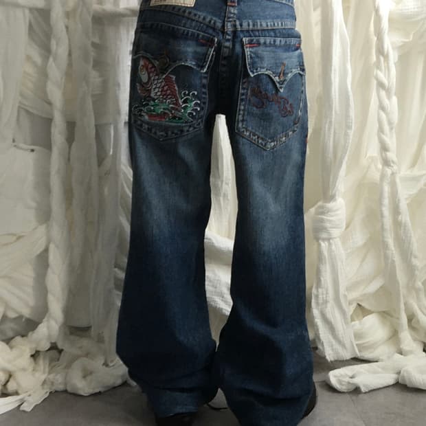 Ed hardy denim pants