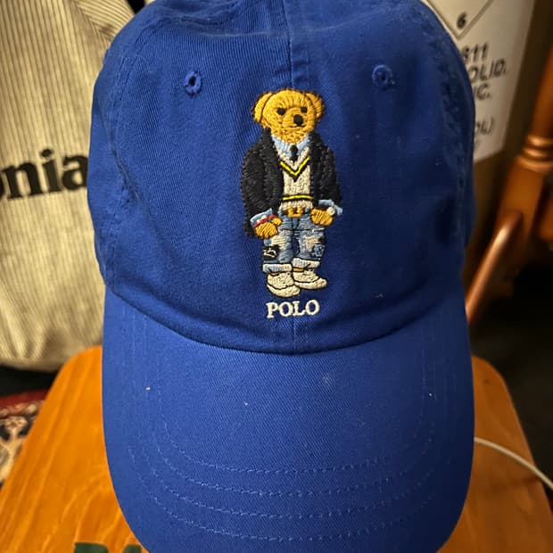 폴로 베어 볼캡 블루