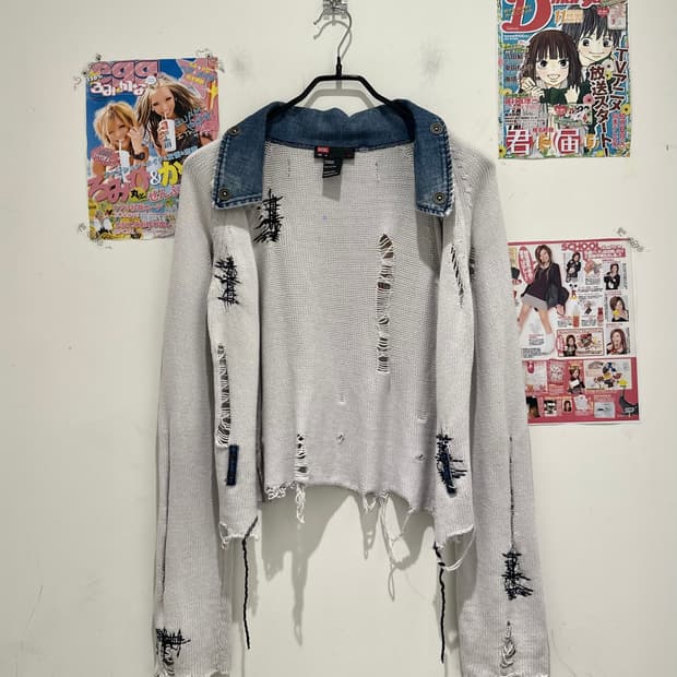 Diesel Damage Detail Cardigan 