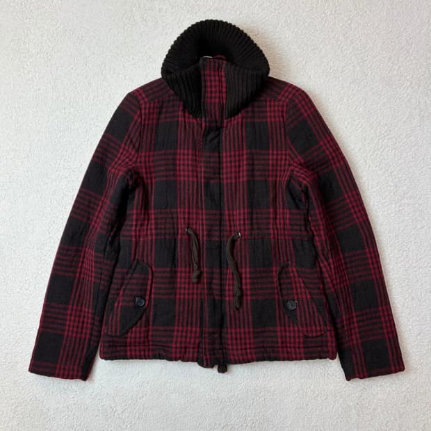 디젤 DIESEL 00's Y2K 하이넥 드로우스트링 자켓 PN6100