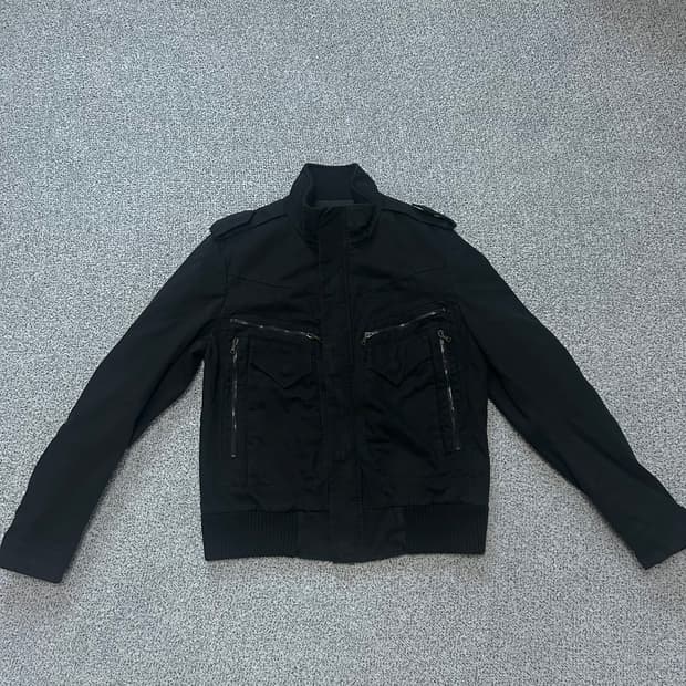 John Richmond Military Zip Jacket.