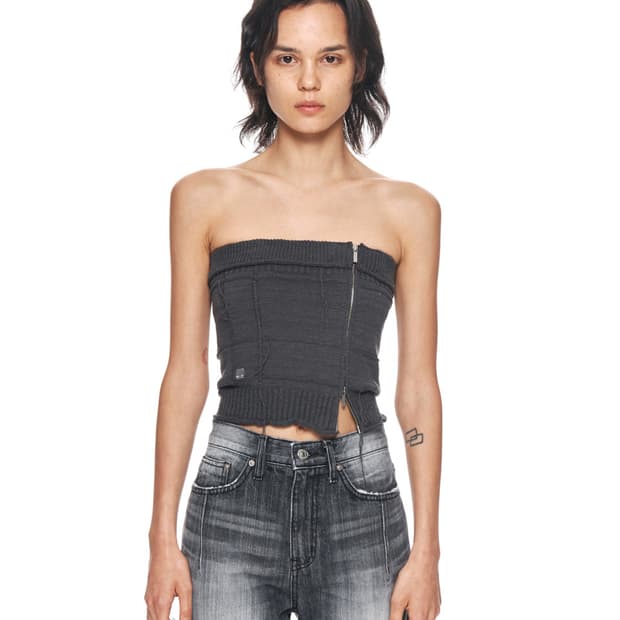 (미착용 새상품) 마뗑킴 matinkim nature damage 튜브탑