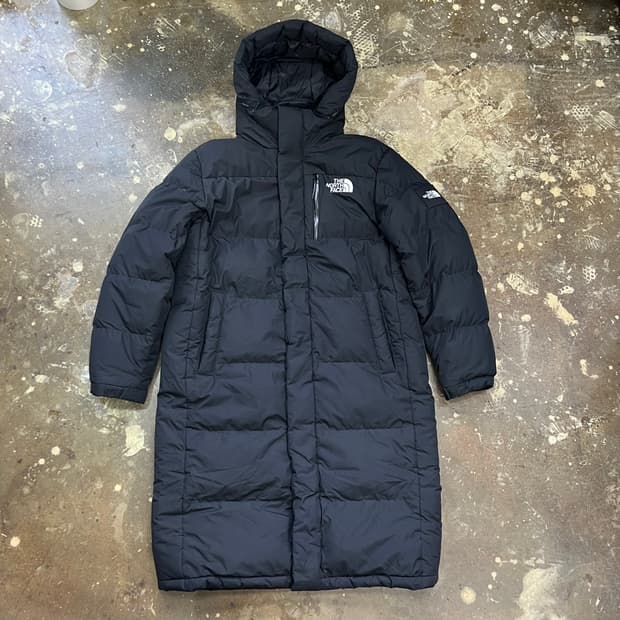 100) 노스페이스 구스다운 롱패딩 점퍼