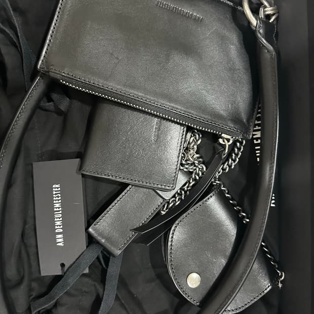 Ann Demeulemeester 가죽 멀티케이스 백 
