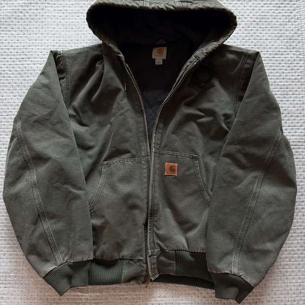 [L] 칼하트 j130 샌드스톤 덕 액티브 자켓 모스