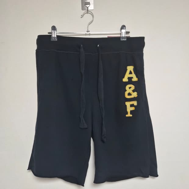 아베크롬비 네이비 스웻 쇼츠 팬츠 M P-150