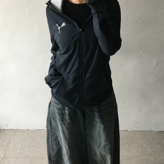 퓨마 기능성 후드집업