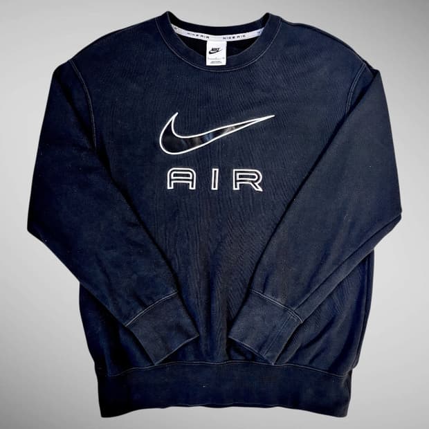 빈티지 나이키 Nike AIR 블랙 맨투맨