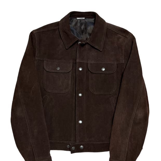 토니웩 브라운 스웨이드 자켓