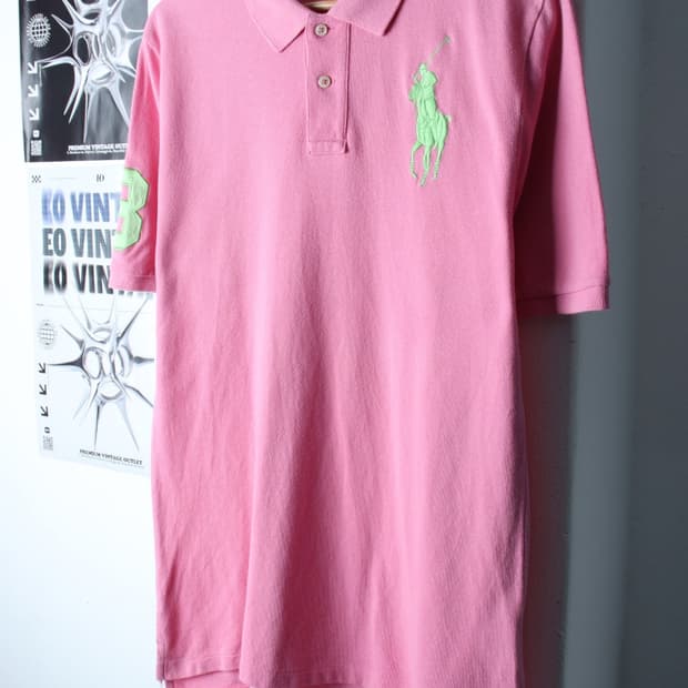 (L-XL) 폴로 랄프로렌 반팔 카라 티셔츠 럭비 빅포니-H30642