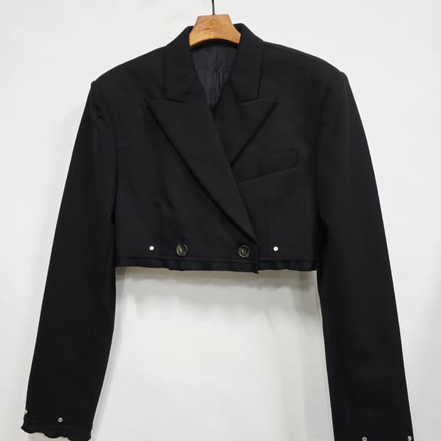 [DION LEE] 크롭 더블 자켓 (AUS 10 / US 6)