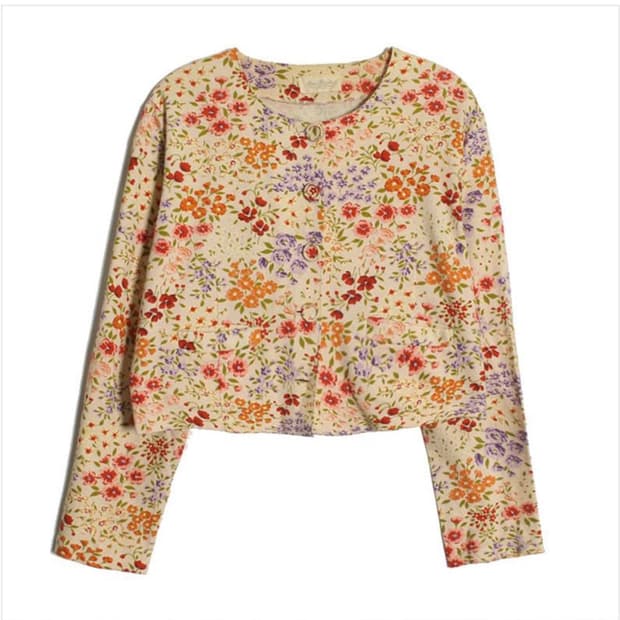 flower cardigan