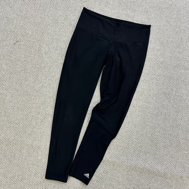 S 아디다스 블랙 요가 레깅스 0331D