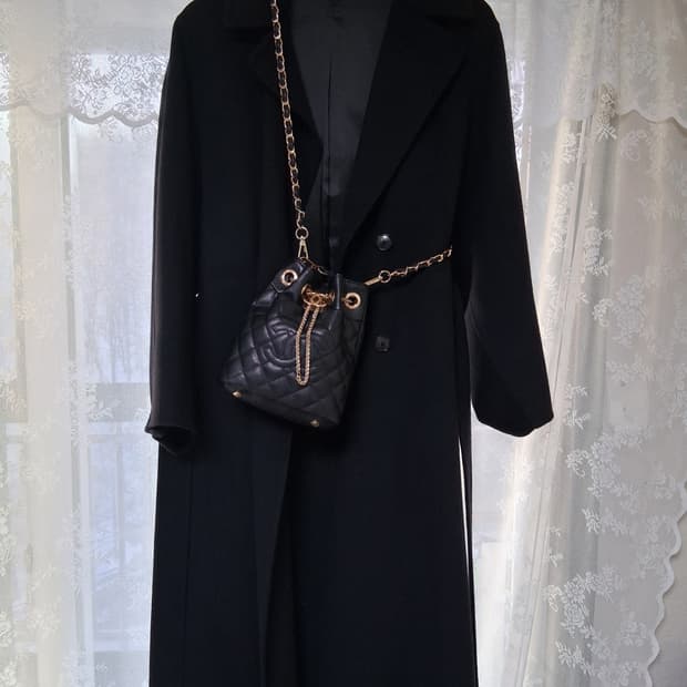 샤넬 노벨티 복조리 크로스 숄더백