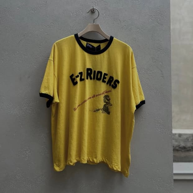 팔리할리우드 E-Z RIDERS 링거티 반팔 티셔츠 뤡코즈 블라인드파일즈