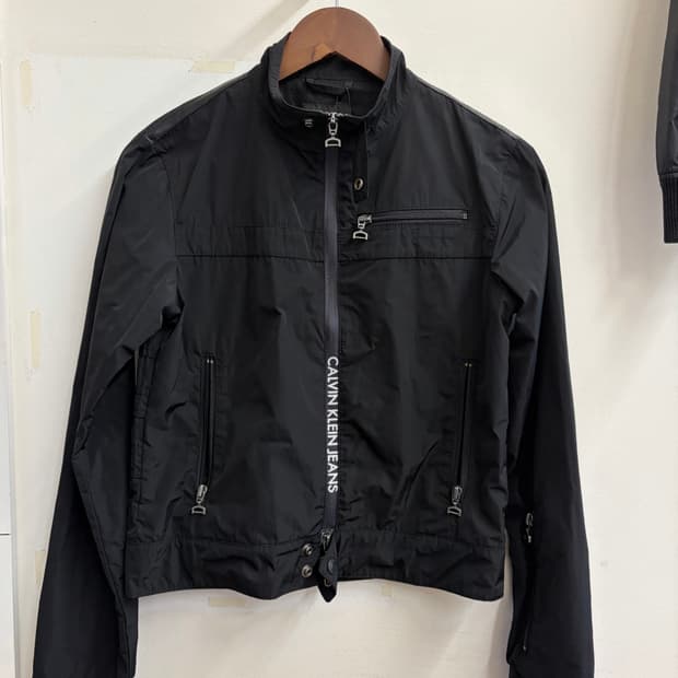 N198. 00s CK 바이커 자켓