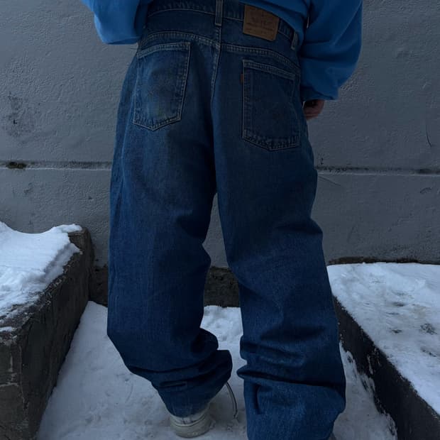 90s 🇺🇸 LEVIS 505 orange tab denim pant