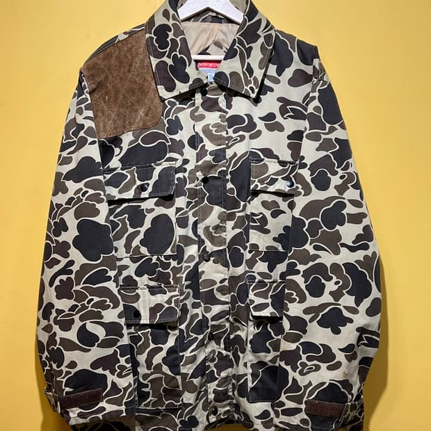80s [XL] 올드 윈체스터 카모 헌팅 자켓