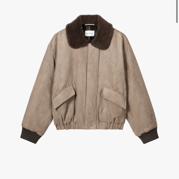 (미착용) 미스식스티 스웨이드 봄버 Lapel Jacket
