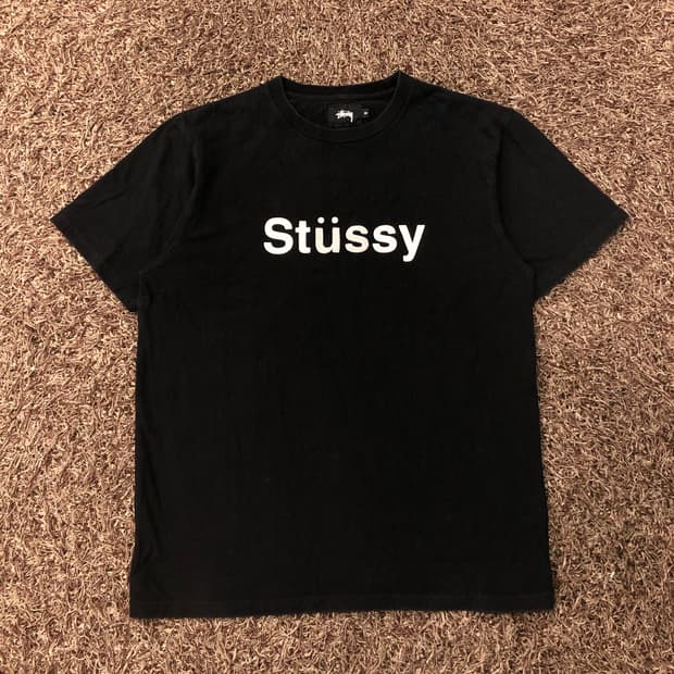 스투시 로고 반팔 티셔츠