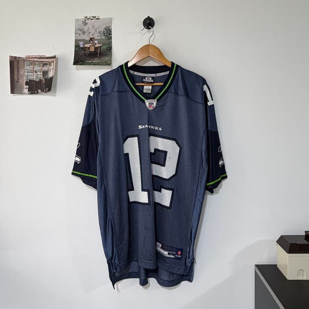 [L] 리복 NFL 시애틀호크스 FAN 유니폼